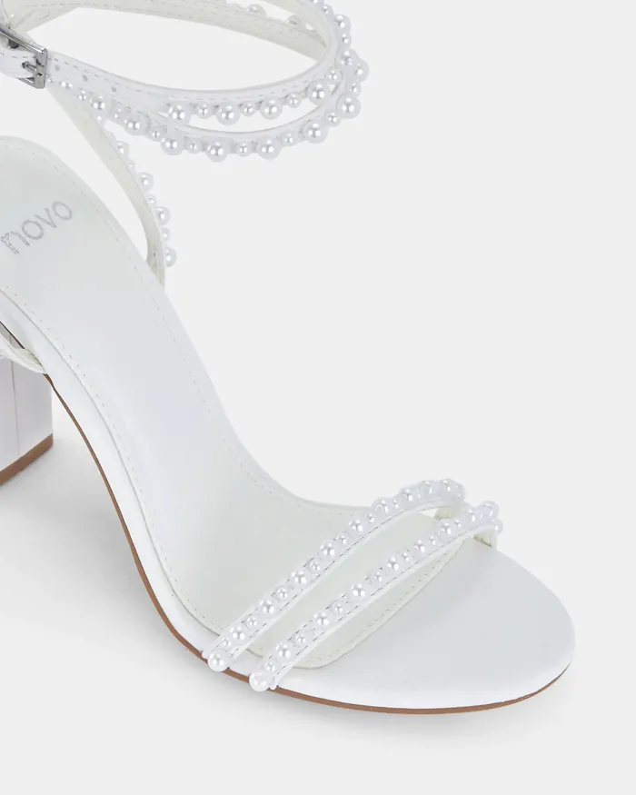 NOVO Shoes PAINKILLER PEARL PEARL High Heels Women Party
