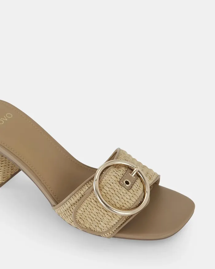 NOVO Shoes UMAYMA RAFFIA Mules Women Mules