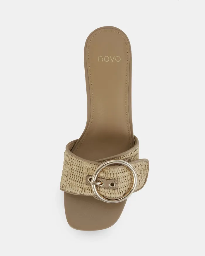 NOVO Shoes UMAYMA RAFFIA Mules Women Mules