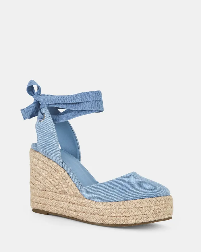 NOVO Shoes Wedges Women BUENOSAIRES DENIM
