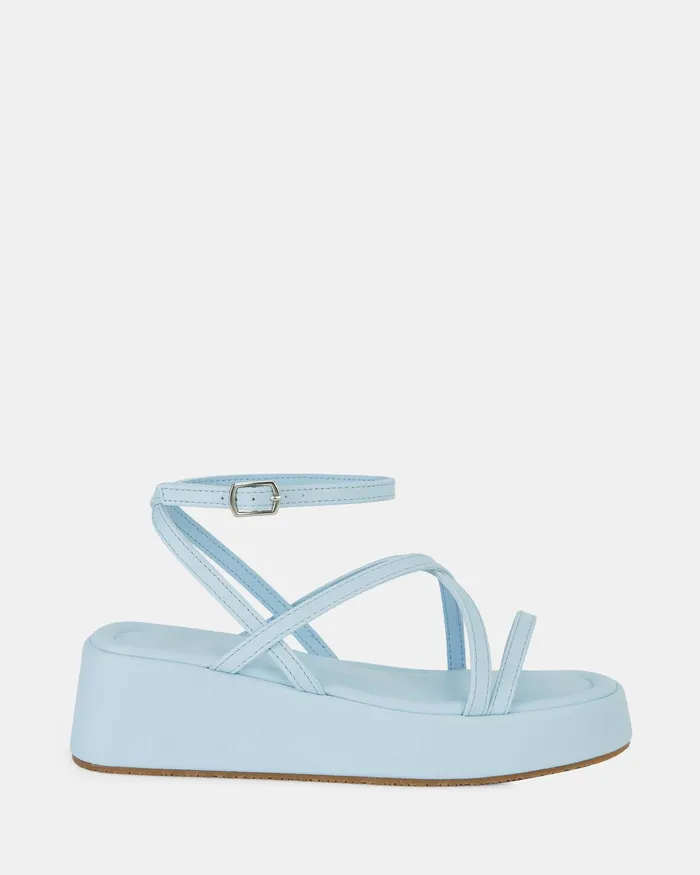 NOVO Shoes Wedges Women WHITLEY SOFT BLUE