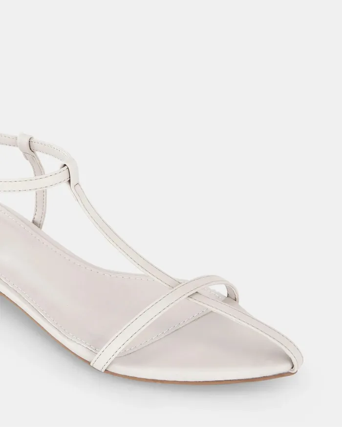 NOVO Shoes ZACK CREAM Strappy Sandals Women Flat Sandals