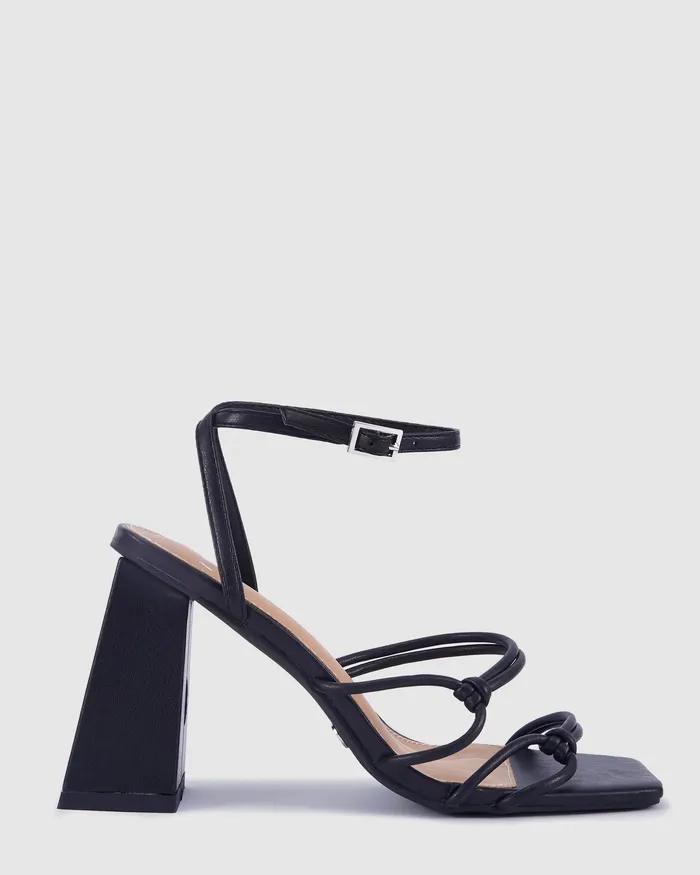 NOVO Shoes ZAIDY BLACK Block Heels Women Block Heels