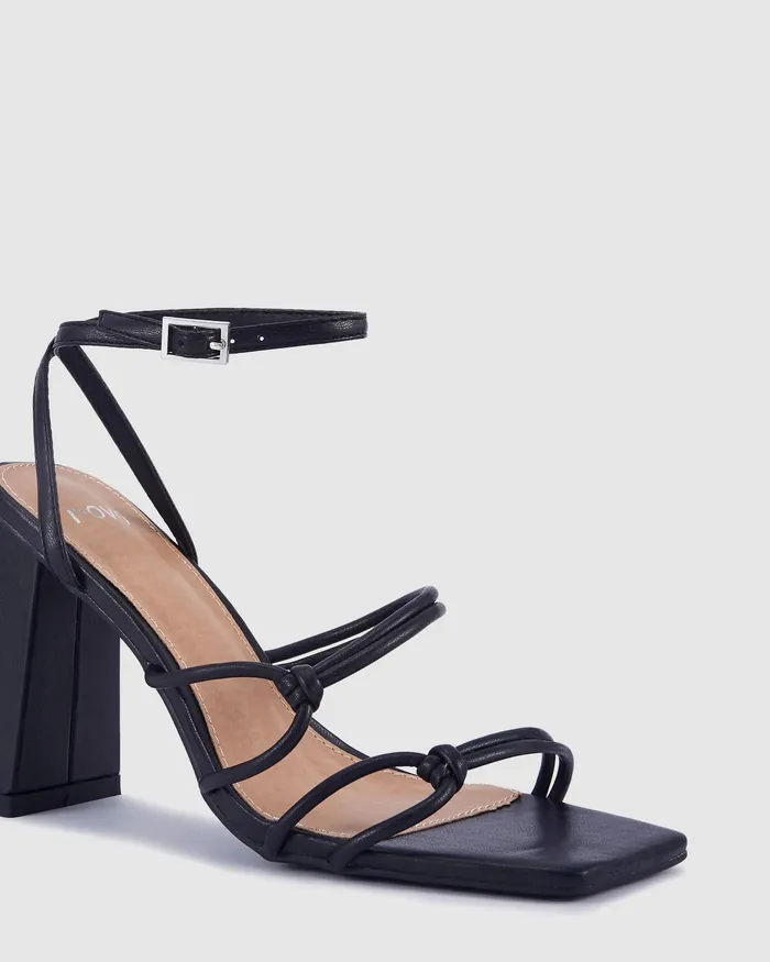 NOVO Shoes ZAIDY BLACK Block Heels Women Block Heels