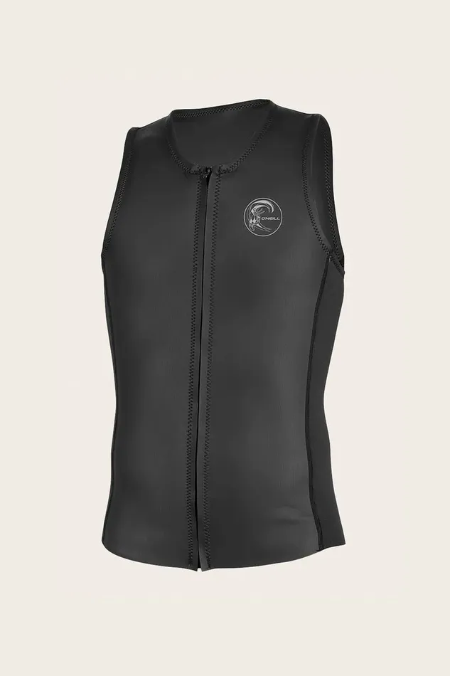 O039RIGINAL 2MM FULL ZIP VEST Blkblk Men O039NEILL Men039S Wetsuits