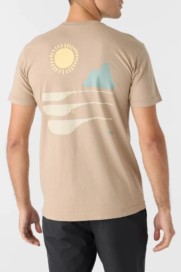 O039RIGINALS BARREL RIDE MODERN FIT TEE Tan Men O039NEILL Featured