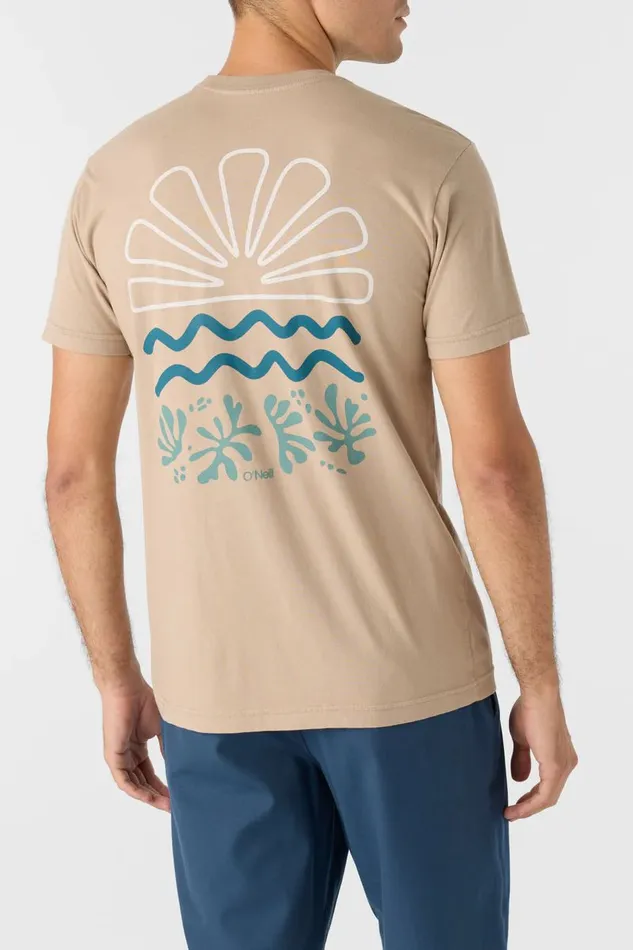 O039RIGINALS RADIATE MODERN FIT TEE Tan Men O039NEILL Featured