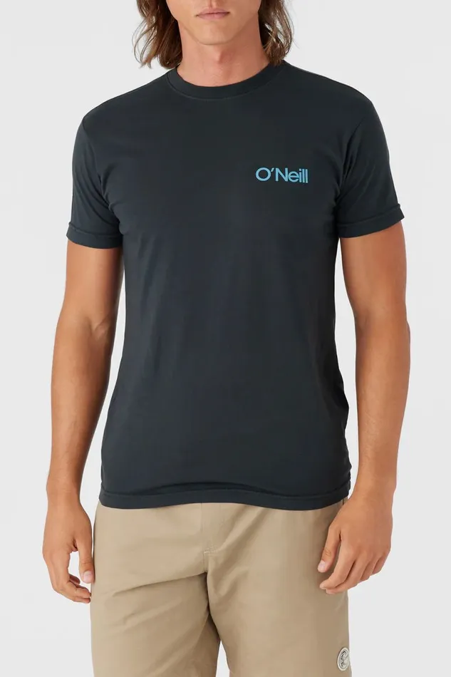 O039RIGINALS WONKY PALM TEE Dark Charcoal Men O039NEILL Featured
