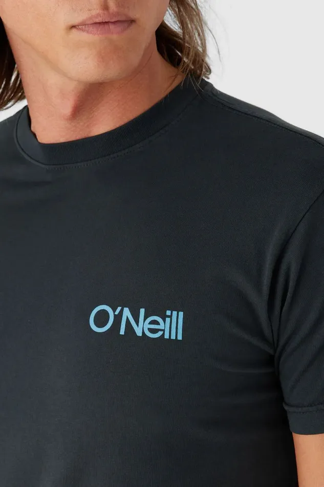 O039RIGINALS WONKY PALM TEE Dark Charcoal Men O039NEILL Featured