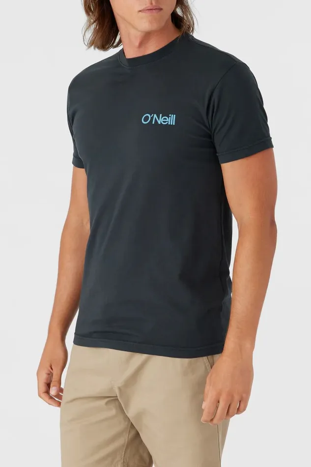 O039RIGINALS WONKY PALM TEE Dark Charcoal Men O039NEILL Featured
