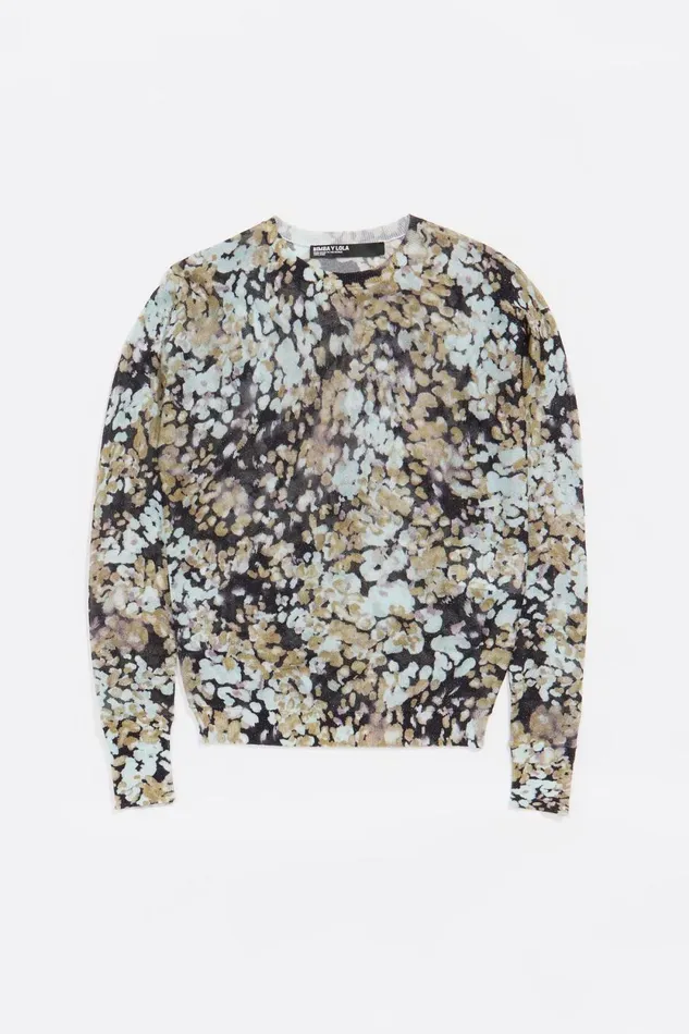 Ocher Lurex Leomimosa Sweater Leomimosa Ochre Women Bimba Y Lola Total Look