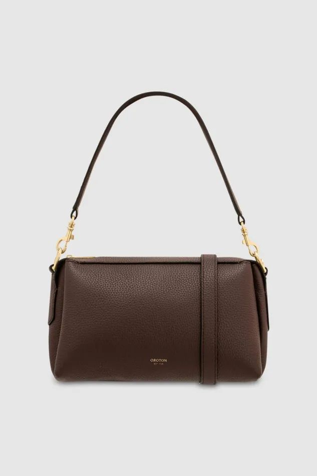 Oroton Alice Crossbody Bear Brown Women Shoulder