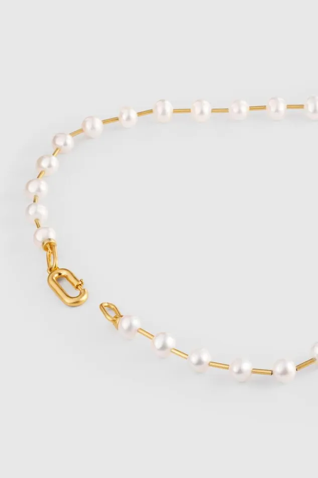 Oroton Asta Necklace Worn Goldpearl Women Jewellery Oroton Asta Necklace Worn Goldpearl Women Jewellery