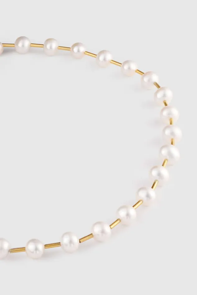 Oroton Asta Necklace Worn Goldpearl Women Jewellery Oroton Asta Necklace Worn Goldpearl Women Jewellery