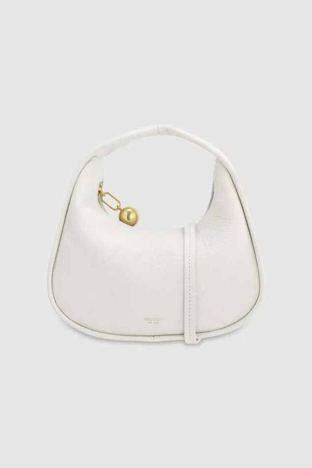 Oroton Clara Mini Bag Paper White Women Mini Bags
