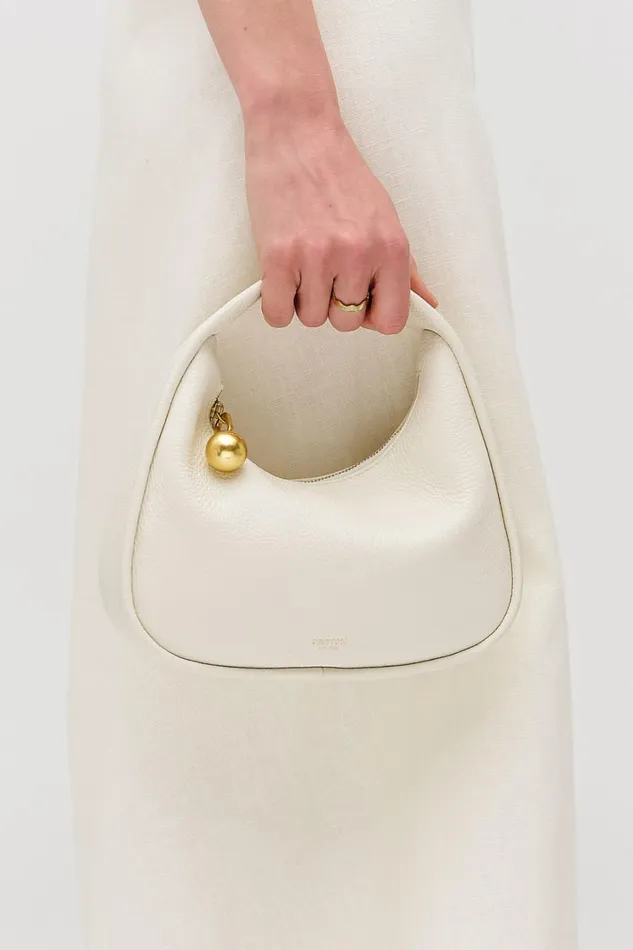Oroton Clara Mini Bag Paper White Women Mini Bags Oroton Clara Mini Bag Paper White Women Mini Bags