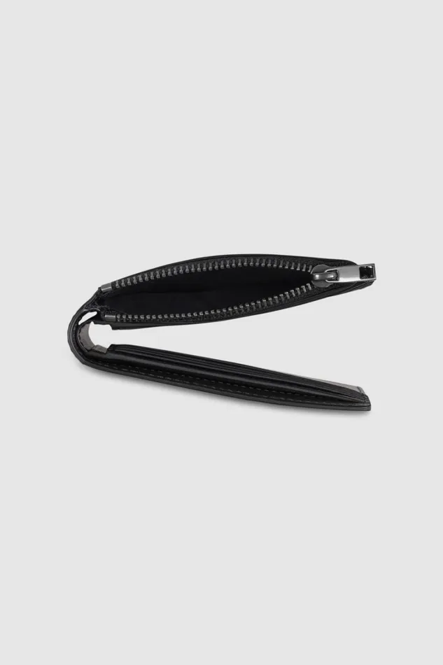 Oroton Eton 8 Card Zip Wallet Black Men Wallets Oroton Eton 8 Card Zip Wallet Black Men Wallets