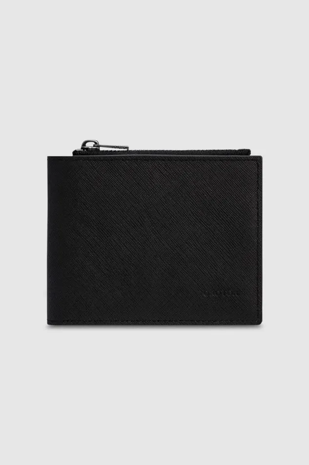 Oroton Eton 8 Card Zip Wallet Black Men Wallets Oroton Eton 8 Card Zip Wallet Black Men Wallets