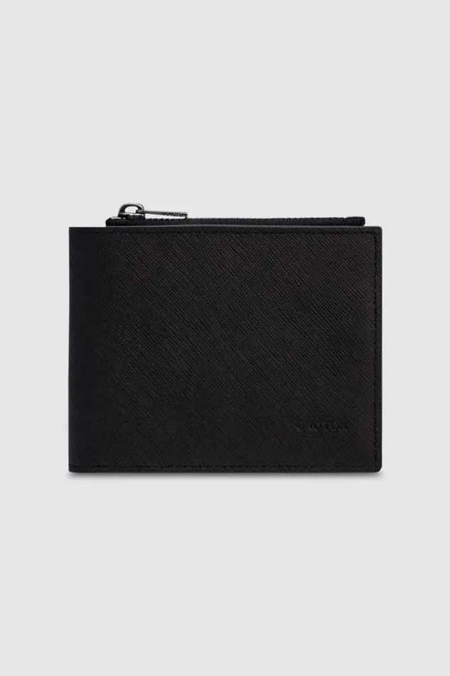 Oroton Eton 8 Card Zip Wallet Black Men Wallets Oroton Eton 8 Card Zip Wallet Black Men Wallets