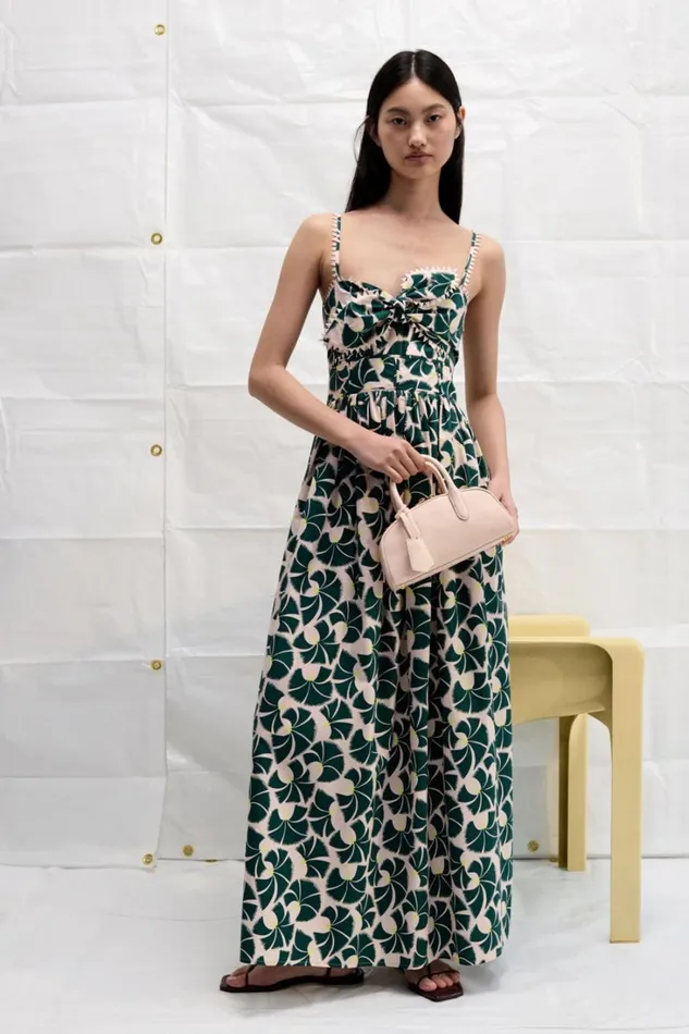 Oroton Fan Flower Print Sundress Ivy Women Dresses Oroton Fan Flower Print Sundress Ivy Women Dresses