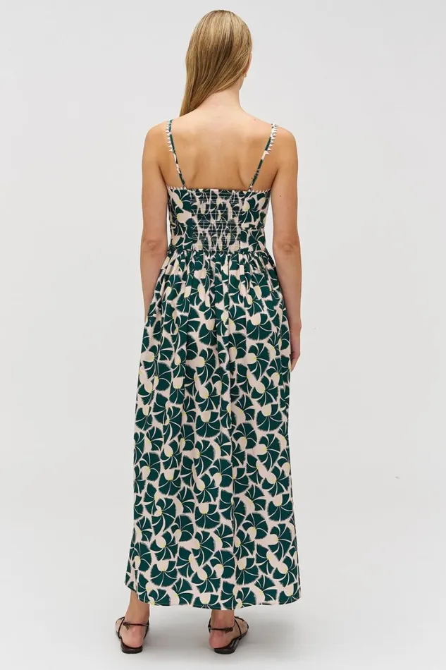 Oroton Fan Flower Print Sundress Ivy Women Dresses Oroton Fan Flower Print Sundress Ivy Women Dresses