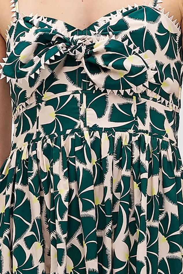 Oroton Fan Flower Print Sundress Ivy Women Dresses Oroton Fan Flower Print Sundress Ivy Women Dresses
