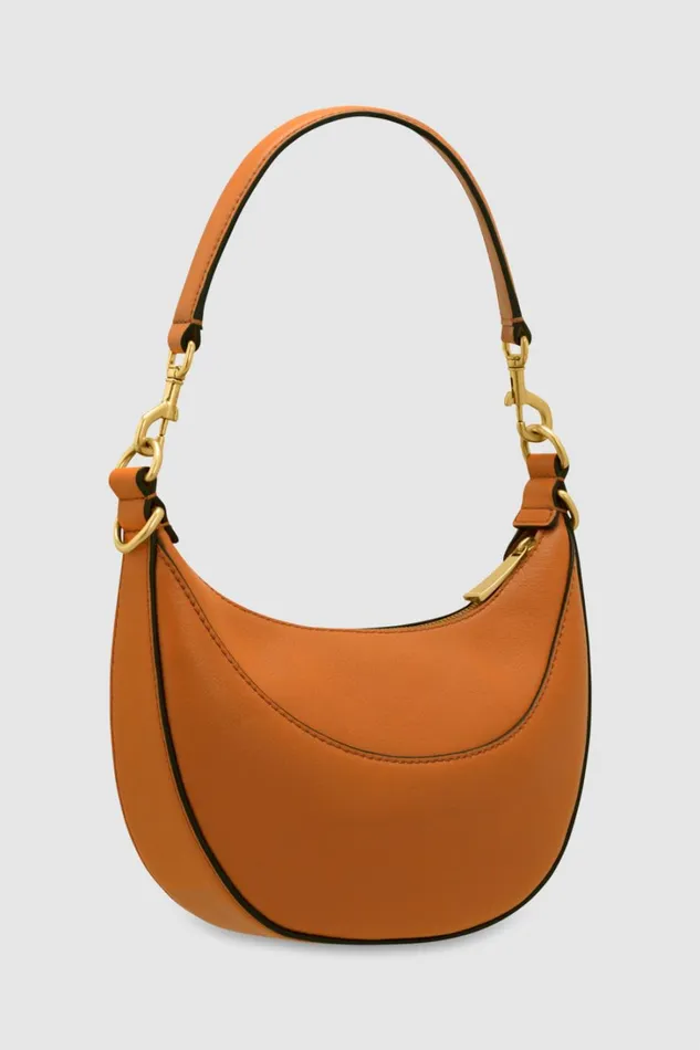 Oroton Florence Small Shoulder Bag Cognac Women Shoulder