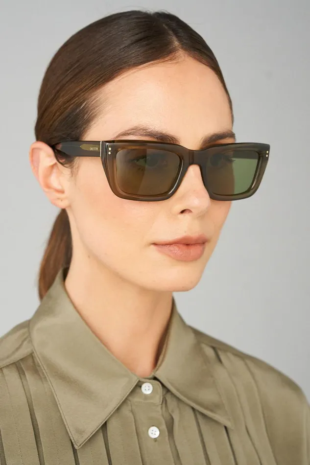 Oroton Hanna Sunglasses Dark Olive Women Sunglasses Oroton Hanna Sunglasses Dark Olive Women Sunglasses