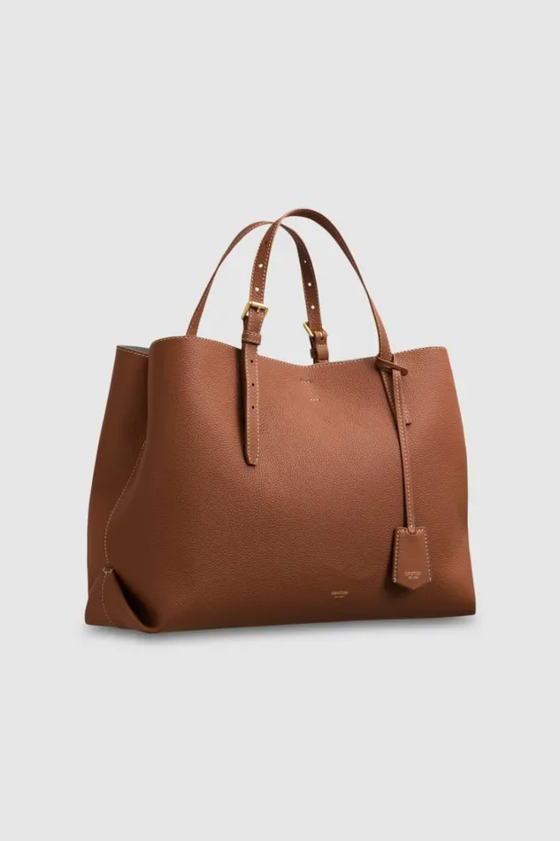 Oroton Margot Large Day Bag Whiskey Women Totes Oroton Margot Large Day Bag Whiskey Women Totes