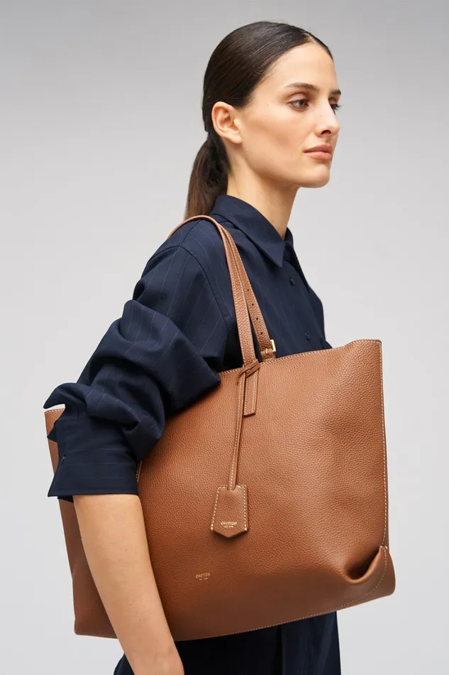 Oroton Margot Medium Zip Tote Whiskey Women Totes Oroton Margot Medium Zip Tote Whiskey Women Totes