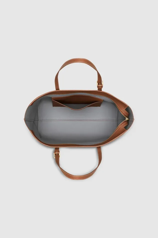 Oroton Margot Medium Zip Tote Whiskey Women Totes Oroton Margot Medium Zip Tote Whiskey Women Totes