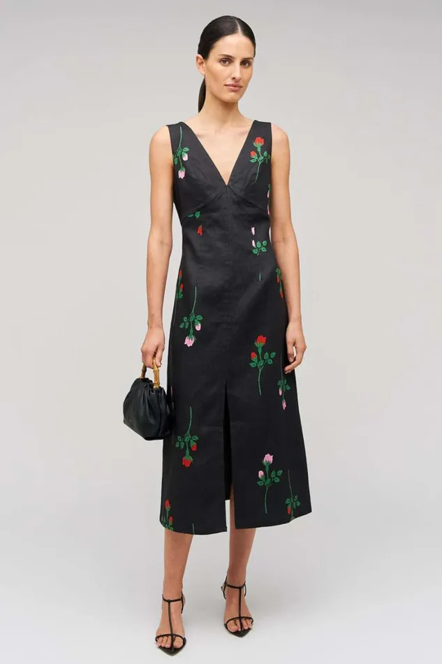 Oroton Rosebud Sheath Dress Black Women Dresses Oroton Rosebud Sheath Dress Black Women Dresses