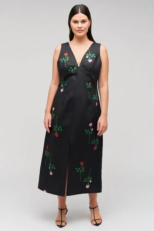 Oroton Rosebud Sheath Dress Black Women Dresses Oroton Rosebud Sheath Dress Black Women Dresses