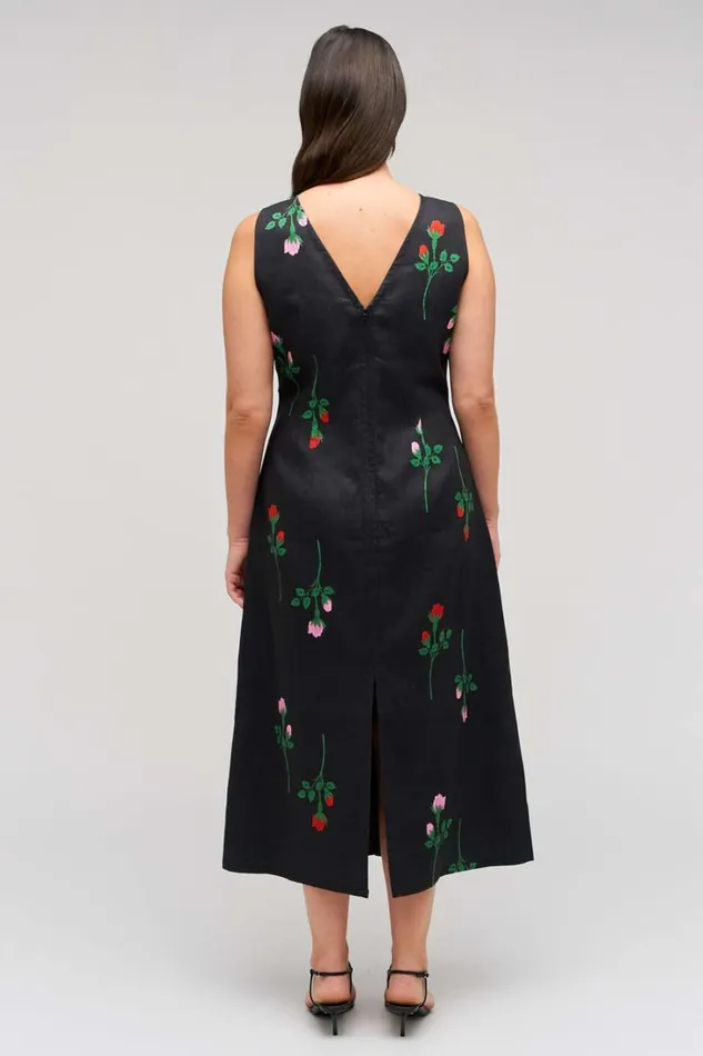 Oroton Rosebud Sheath Dress Black Women Dresses Oroton Rosebud Sheath Dress Black Women Dresses