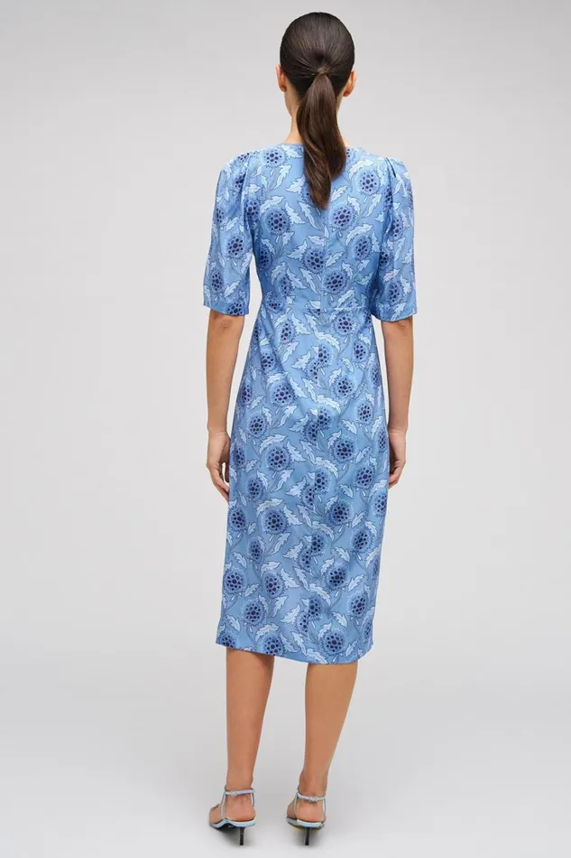 Oroton Soft Thistle Print Dress Multi Women Dresses Oroton Soft Thistle Print Dress Multi Women Dresses