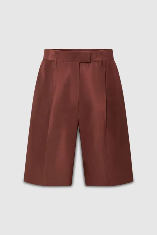 Oroton Tailored Short Barn Red Women Shorts Oroton Tailored Short Barn Red Women Shorts