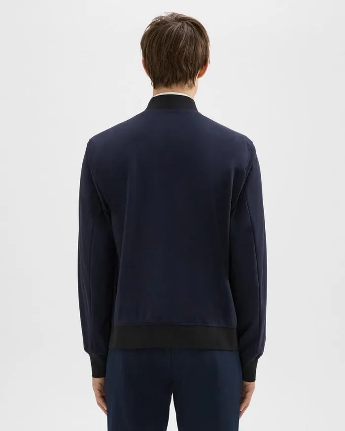 Outerwear Men Theory Murphy Bomber Jacket In Precision Ponte Baltic