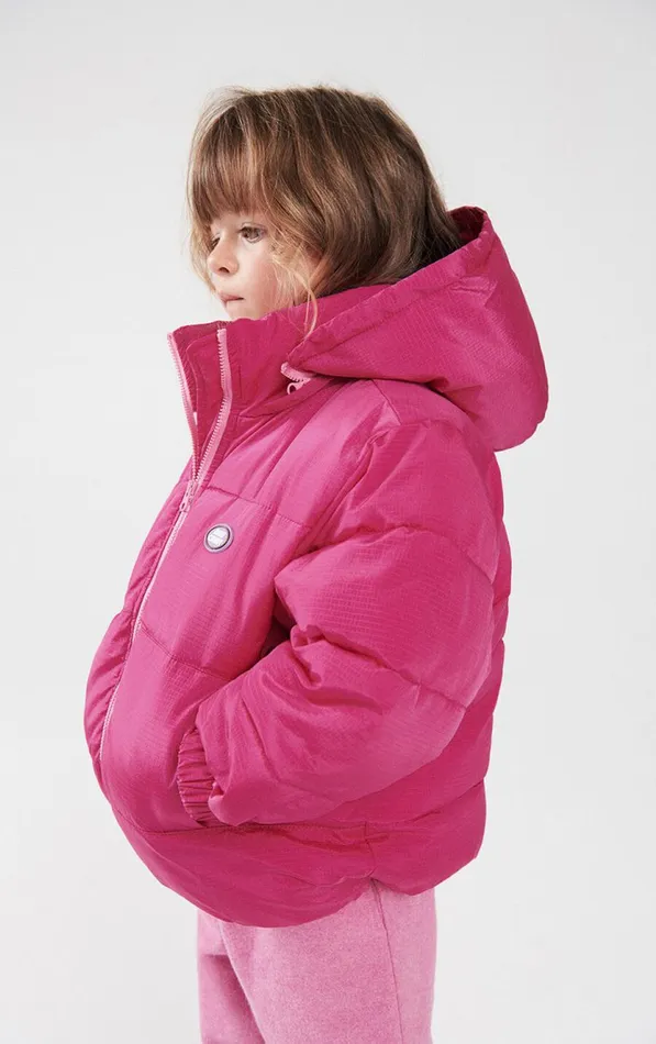 Padded Jacket Ifabay Fuchsia Kids American Vintage Jackets and Coats