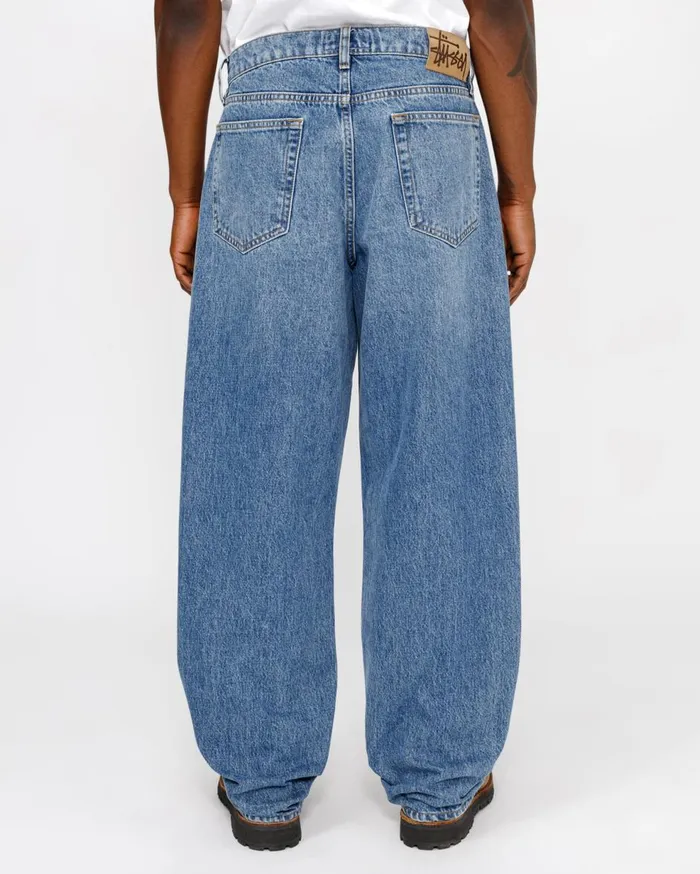 Pants MenWomen Stussy BIG OL039 JEAN DENIM Medium Blue Pants MenWomen Stussy BIG OL039 JEAN DENIM Medium Blue
