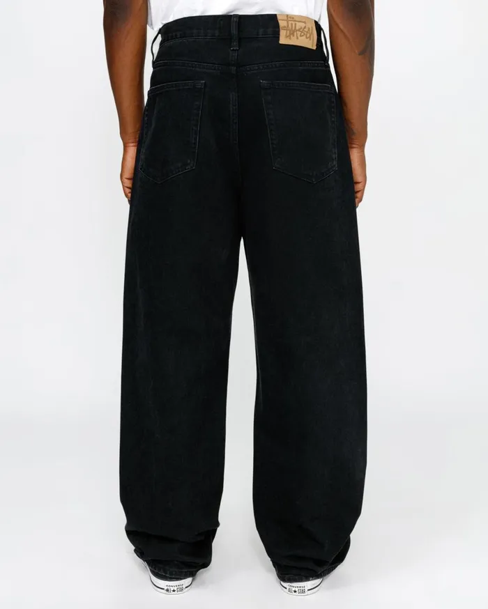 Pants MenWomen Stussy RELAXED JEAN DENIM Black Pants MenWomen Stussy RELAXED JEAN DENIM Black