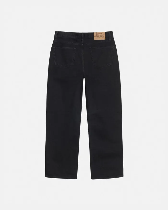 Pants MenWomen Stussy RELAXED JEAN DENIM Black Pants MenWomen Stussy RELAXED JEAN DENIM Black