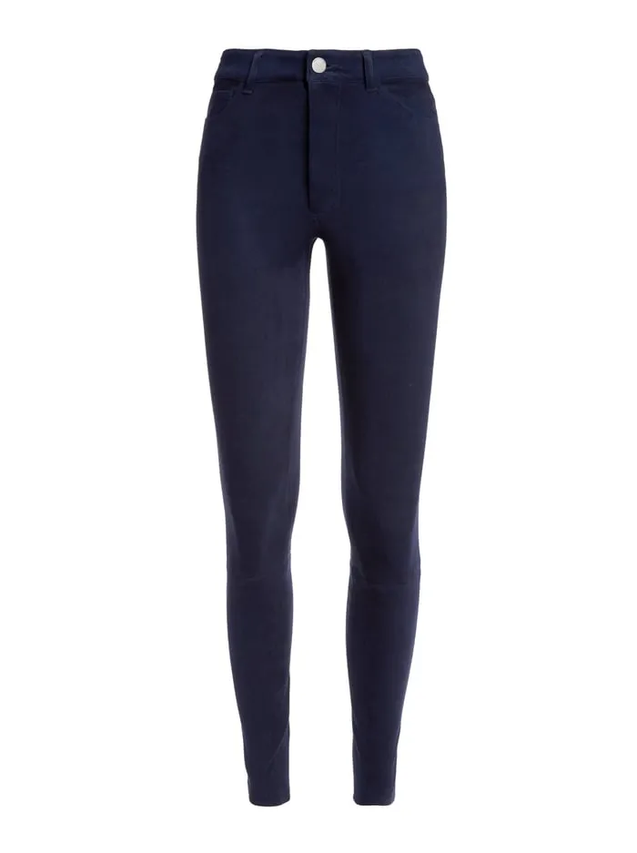 Pants Women Alice Olivia Mikah Suede Pant Navy