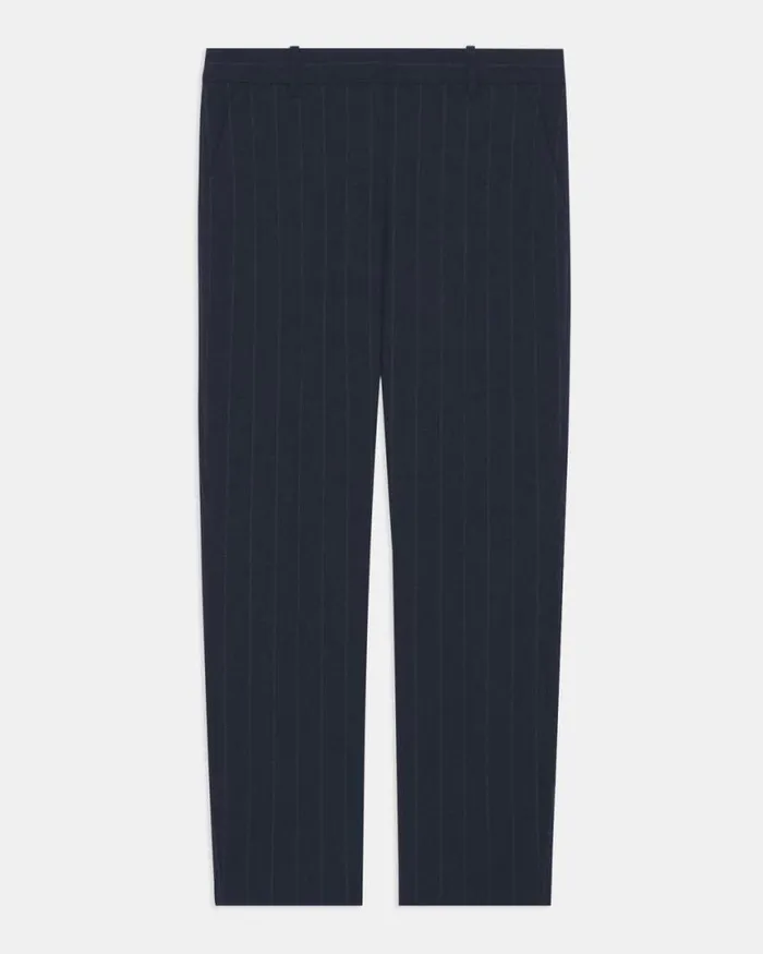 Pants Women Theory Treeca Pant In Good Wool Deep Navy
