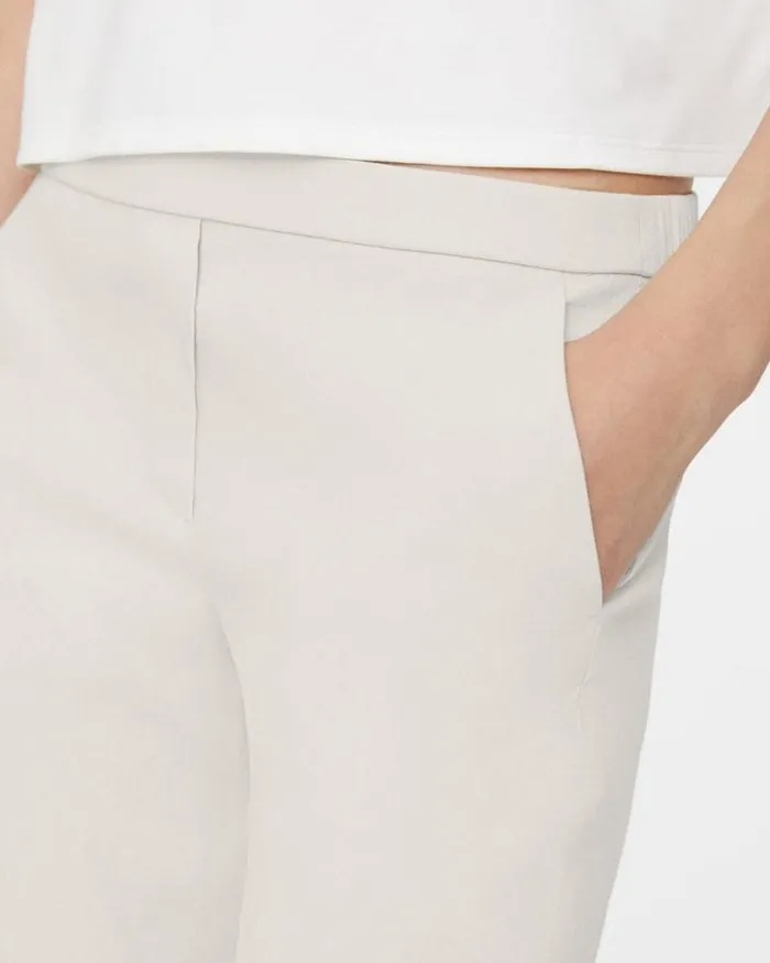 Pants Women Theory Treeca PullOn Pant In Good Linen Sand