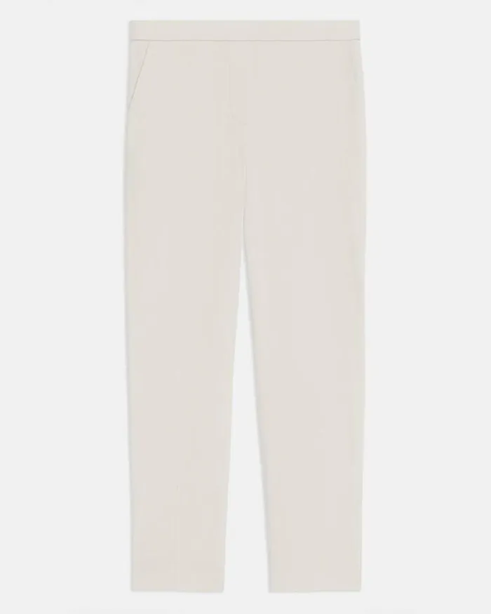 Pants Women Theory Treeca PullOn Pant In Good Linen Sand