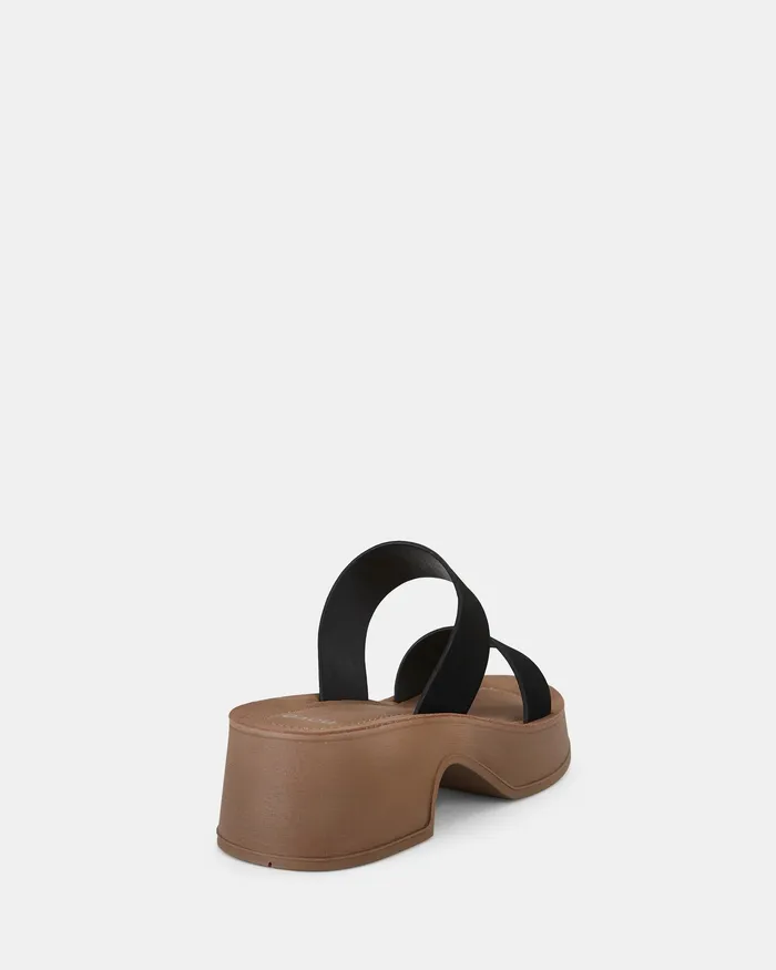 Party NOVO Shoes Women UGENTO BLACK Strappy Sandals