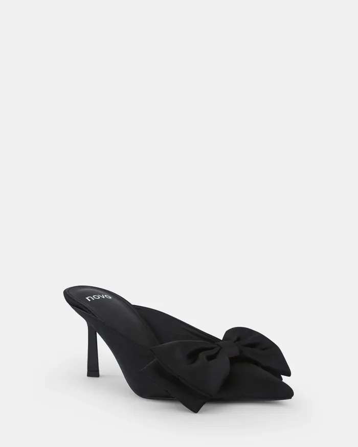 Party NOVO Shoes Women ZIENNA BLACK Closed Toe Heels