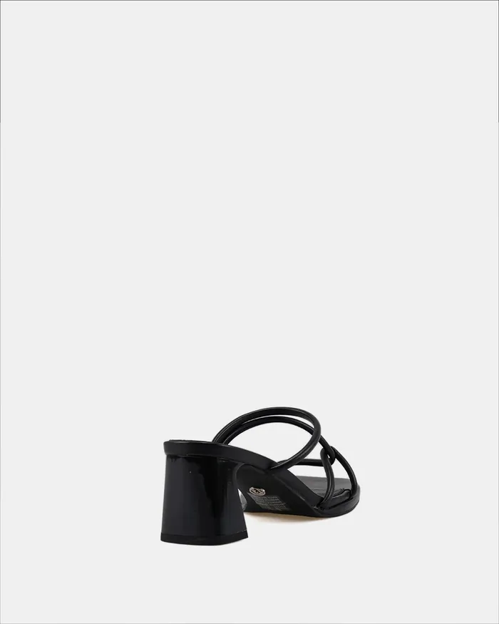 Party UBALDO BLACK Open Toe Heels NOVO Shoes Women