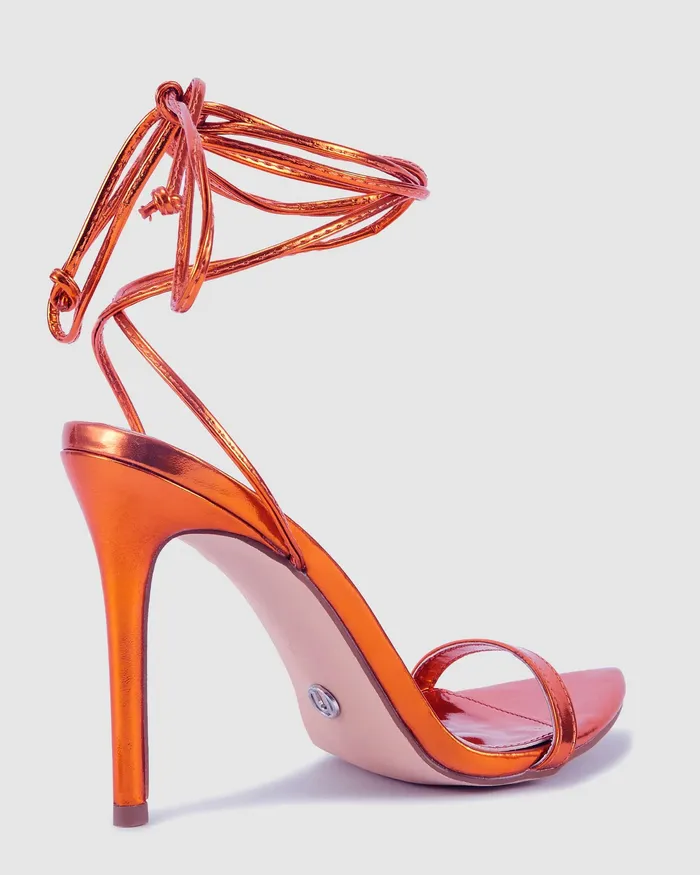 Party Women NOVO Shoes ZINC ORANGE Stilettos