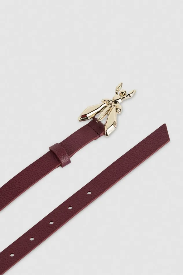 Patrizia Pepe Belts LowWaisted Leather Belt Purple 8211 Women